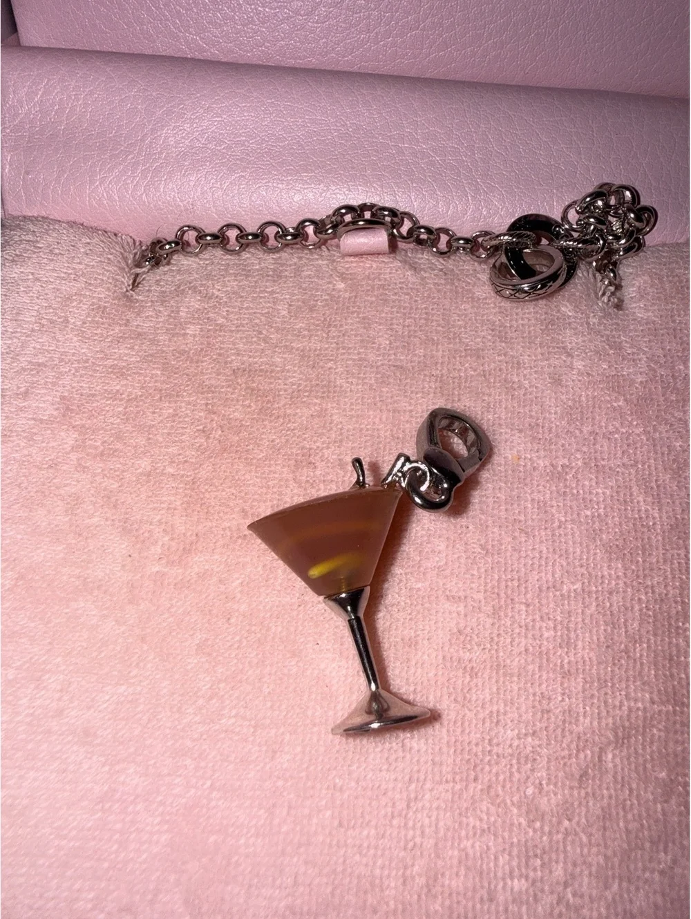 Juicy couture martini charm